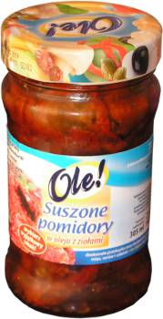 pomidory suszone w oleju z zio�ami